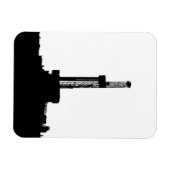 Bohrinsel-Silhouette Magnet (Horizontal)