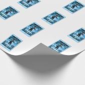 Bohrium (Bh) – ATOMIVRA™ Kollektion Geschenkpapier (Ecke)