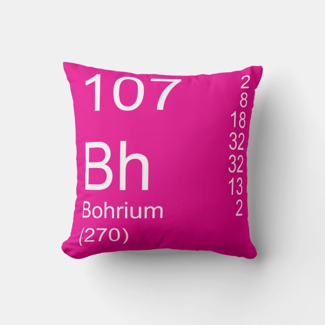 Bohrium Kissen (Vorderseite)