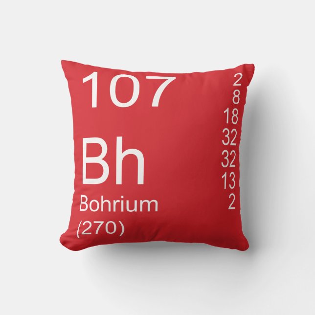 Bohrium Kissen (Vorderseite)