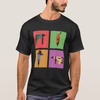 Bohrloch- und Bohrlochbohrer T-Shirt