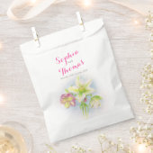 Bohrlöcher Aquarelltaschen Gastgeschenk Hochzeit B Geschenktütchen (Ausgeschnitten)