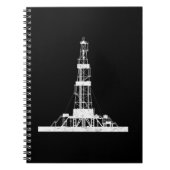 Bohrmaschine für Ölfeld Notizblock (Vorderseite)