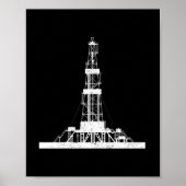 Bohrmaschine für Ölfeld Poster (Vorne)