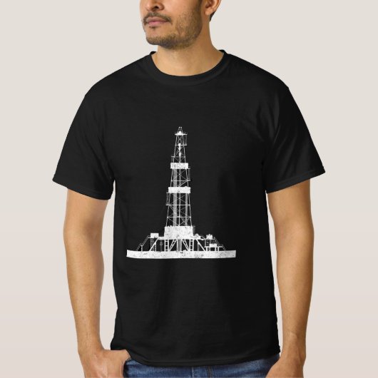 Bohrmaschine für Ölfeld T-Shirt (Vorderseite)