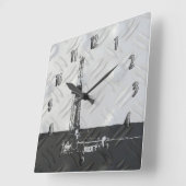 Bohrschloss (mit Zahlen) Quadratische Wanduhr (Winkel)