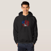 Bohrturm Amerika I Ölbohrturmbohrer Hoodie (Vorne ganz)