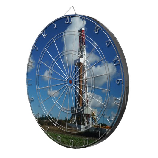 Bohrturm Dartscheibe (Vorderseite rechts)