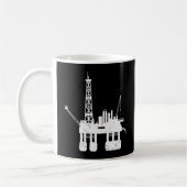 Bohrturm für Ozeane Kaffeetasse (Links)