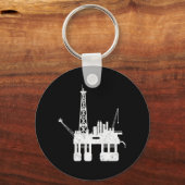Bohrturm für Ozeane Schlüsselanhänger (Vorderseite)