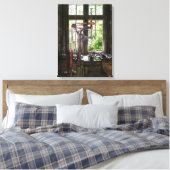 Bohrung drücken Sie durch Fenster Leinwanddruck (Insitu (Schlafzimmer))