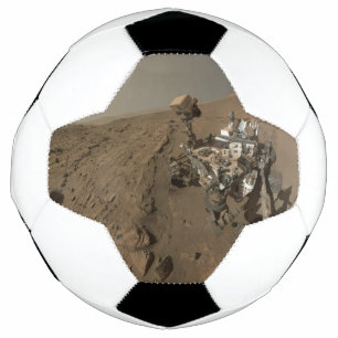 Bohrung Mars Curiosity Rote Marskulisse Fußball