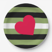 Boi Pride Flag Pappteller (Vorderseite)