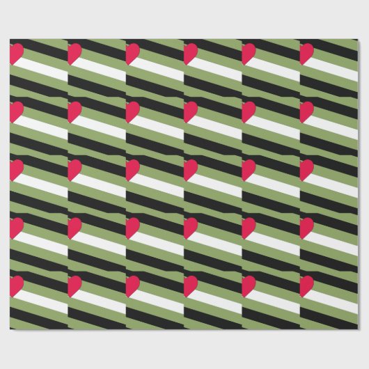 BOI PRIDE FLAG PATTERN GESCHENKPAPIER (Flach)