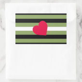 Boi Pride Flag Rechteckiger Aufkleber (Tasche)