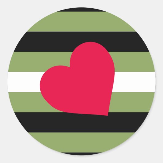 Boi Pride Flag Runder Aufkleber (Vorderseite)
