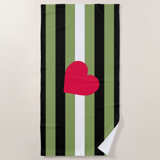 Boi Pride Flag Strandtuch (Vorderseite)