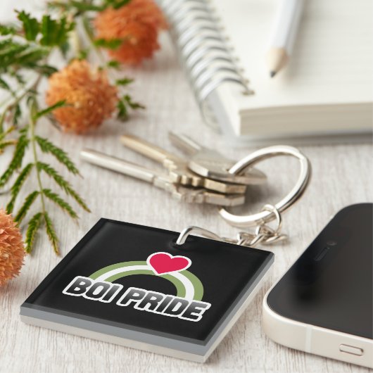 Boi Pride Schlüsselanhänger (Vorderseite rechts)