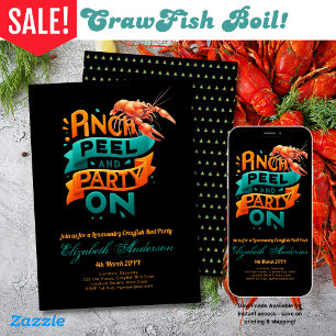 Boil Crawfish Party Einladung