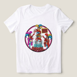 Boil Royal Mardi Shine T - Shirt! 👑 ✨ Tri-Blend Shirt