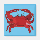 Boiled Blue Crab, Maryland, Louisiana, Delaware Magnet (Vorne)