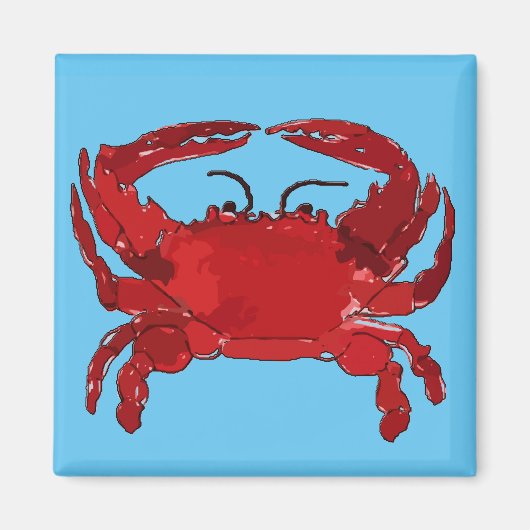 Boiled Blue Crab, Maryland, Louisiana, Delaware Magnet (Vorne)