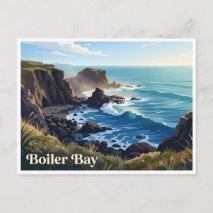 Boiler Bay State Scenic Viewpoint Depoe Bay Oregon Postkarte