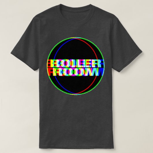 Boiler Room Color Glitch I  T-Shirt (Design vorne)