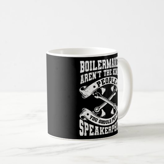 Boilermaker Gewerkschaft Boilermaker Kaffeetasse (VorderseiteRechts)