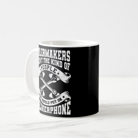 Boilermaker Gewerkschaft Boilermaker Kaffeetasse (Vorderseite Links)