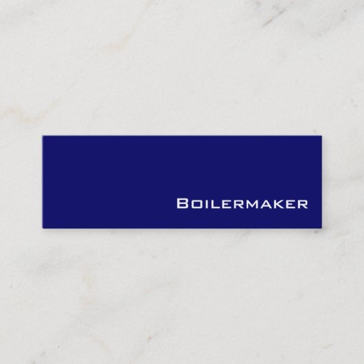 Boilermakerkarten für Schiffe Mini Visitenkarte (Vorderseite)