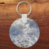 Boiling sea (Sennen beach nr Lands End) Schlüsselanhänger (Vorderseite)