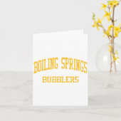 Boiling Springs High School Hs Boiling Springs Pa  Karte (Gelbe Blume)