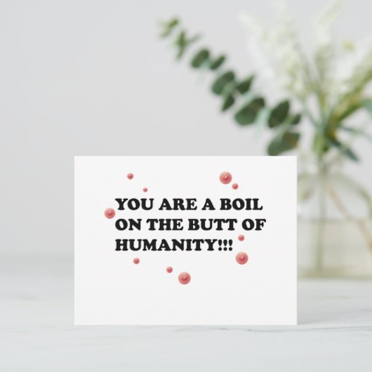 Boils Postkarte (Stehend Vorderseite)