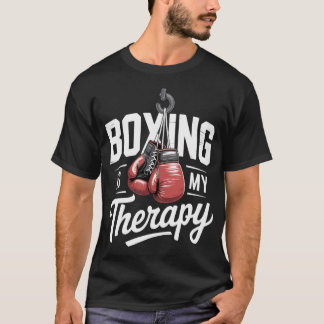 Boing ist meine Therapie Boing Zitat Fitnessstudio T-Shirt