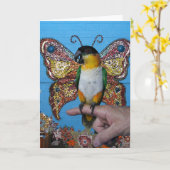 Boingo Schmetterlingskarte 2 Karte (Gelbe Blume)
