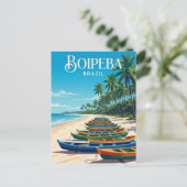 Boipeba Brasilien Postkarte (Stehend Vorderseite)