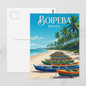 Boipeba Brasilien Postkarte (Vorne/Hinten)