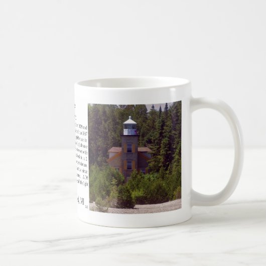 Bois Blanc Leuchtturm-Tasse Kaffeetasse (Rechts)