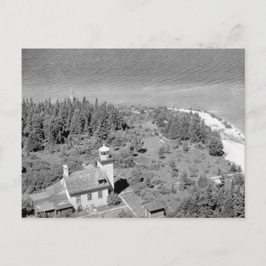 Bois Blanc Lighthouse Postkarte (Vorderseite)