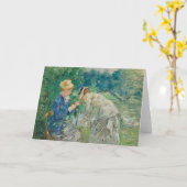 Bois de Boulogne | Berthe Morisot Karte (Gelbe Blume)