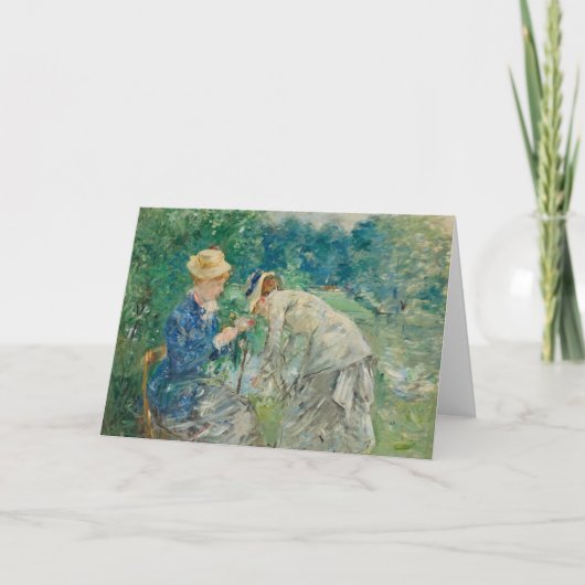 Bois de Boulogne | Berthe Morisot Karte (Vorderseite)