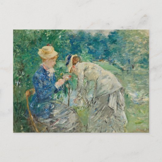 Bois de Boulogne | Berthe Morisot Postkarte (Vorderseite)