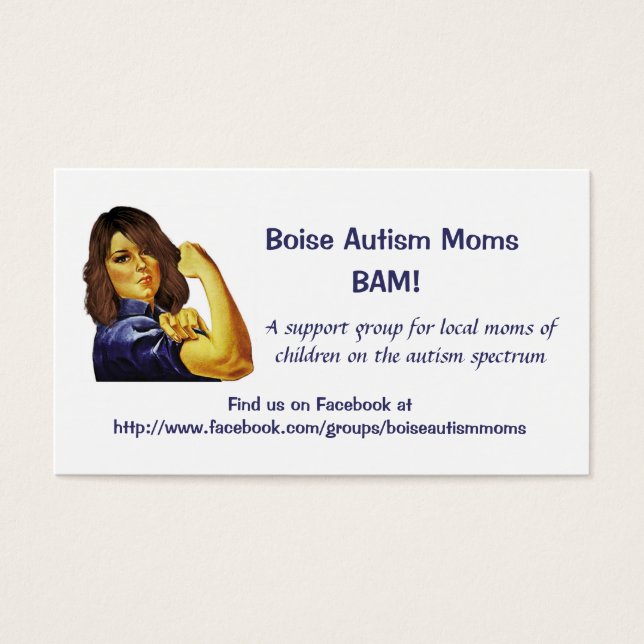 Boise Autism Mamas Business Cards (Vorderseite)
