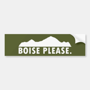 Boise bitte autoaufkleber