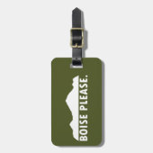 Boise bitte gepäckanhänger (Vorderseite vertikal)