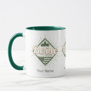 Boise City Idaho Vereinigte Staaten Vintag USA Tre Tasse