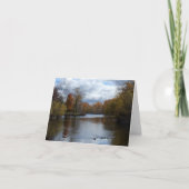 Boise-Fall-Karte Feiertagskarte (Vorderseite)