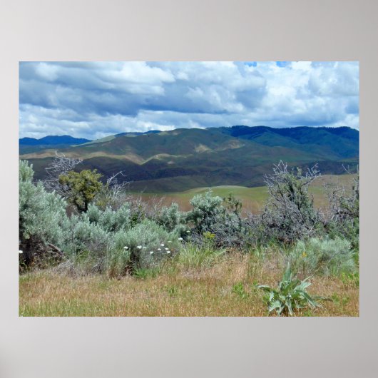 Boise Foothills Poster (Vorne)