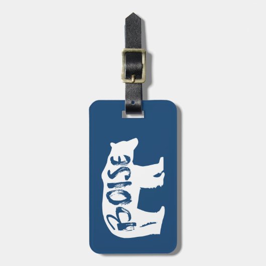 Boise Idaho Bear Gepäckanhänger (Vorderseite vertikal)